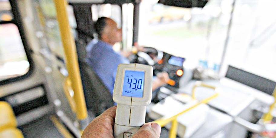 Onda de calor aumenta nível de preocupação com saúde dos rodoviários