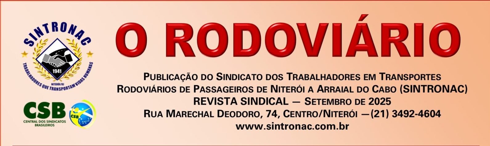 Lei aqui a mais nova edição da revista do Sintronac: O Rodoviário